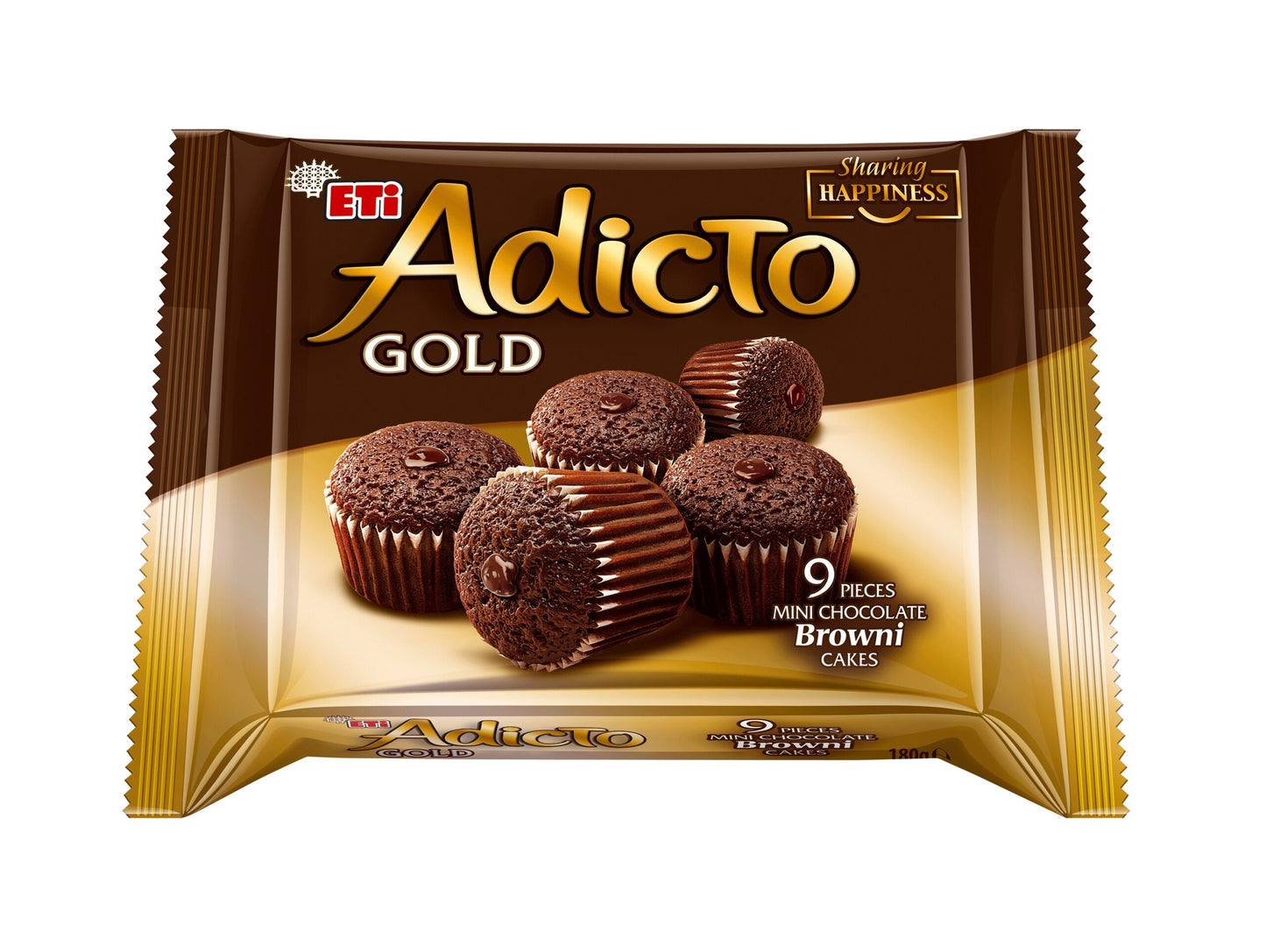 Eti Adicto Gold Browni Keks- und Süßwarenprodukt 1 Stk Snack