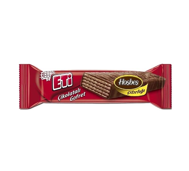 Eti Hosbes Milch Schokolade Waffel Keks- und Süßwarenprodukt 142g Snack