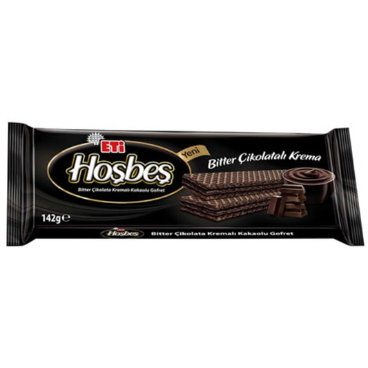 Eti Hosbes Bitter Schokolade Waffel Keks- und Süßwarenprodukt 142g Snack