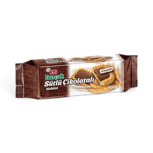 Eti Burcak Milch Cremig Gefüllt Keks- und Süßwarenprodukt 100g Snack