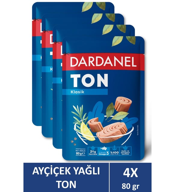 Dardanel Ton Aycicek mit Öl Scharf haltbares Lebensmittel 150g Konserve Vorrat