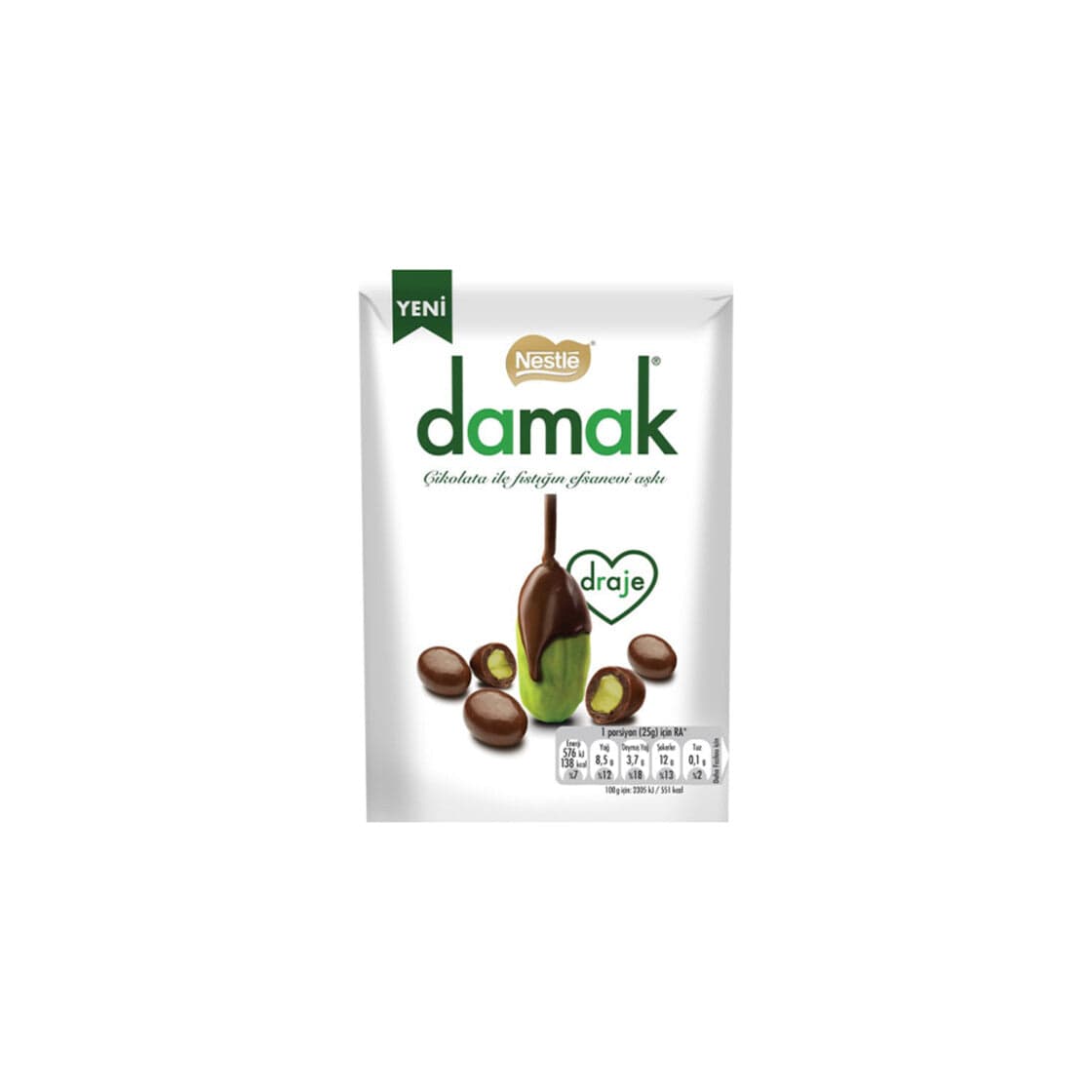 Nestle Damak mit Pistazie süße Spezialität 1 Stk Süßware Snack