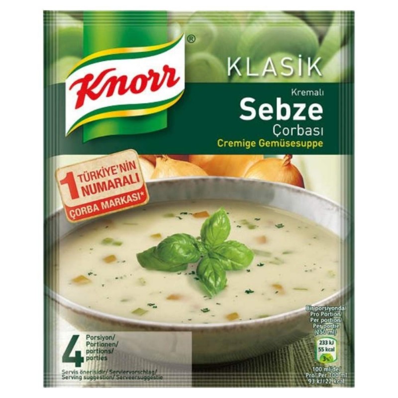 Knorr Cremig Gefüllt Gemüsesuppe 65g Instant