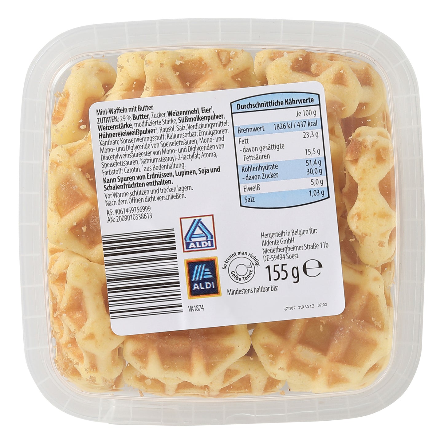 Ala Waffel Vanilya süße Spezialität 1 Stk Süßware Snack