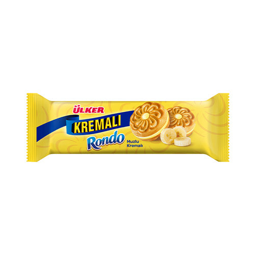 Ülker Ronda Muz Cremig Gefüllt Süßware und Snack 1 Stk