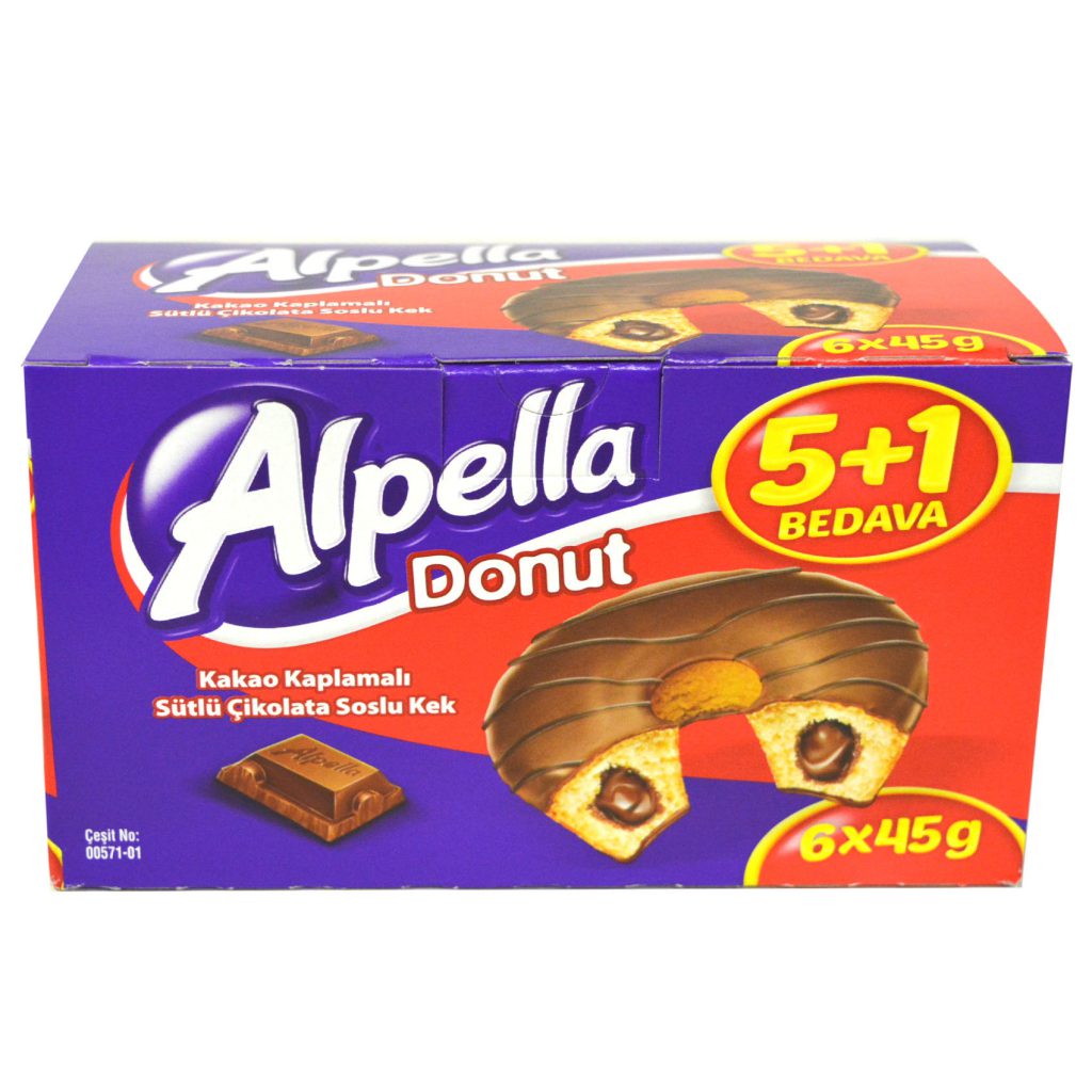 Alpella Donut 5*1 süße Spezialität 1 Stk Süßware Snack