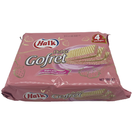 Halk Duble Waffel süße Spezialität 500g Süßware Snack