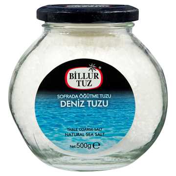 Billur Deniz Salz Grundnahrungsmittel 500g Getreide Vorrat