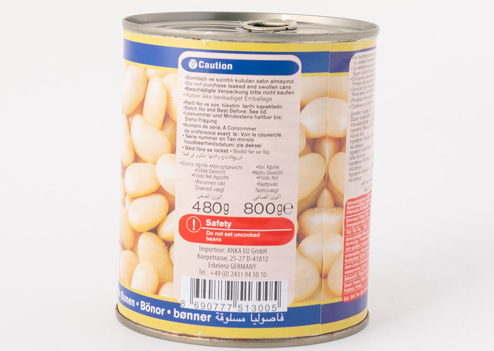 Olay Bohnen Haslama haltbares Lebensmittel 800g Konserve Vorrat