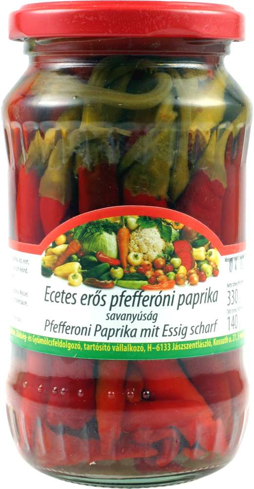 Suntat Peperoni Scharf Konserve im Glas 590g