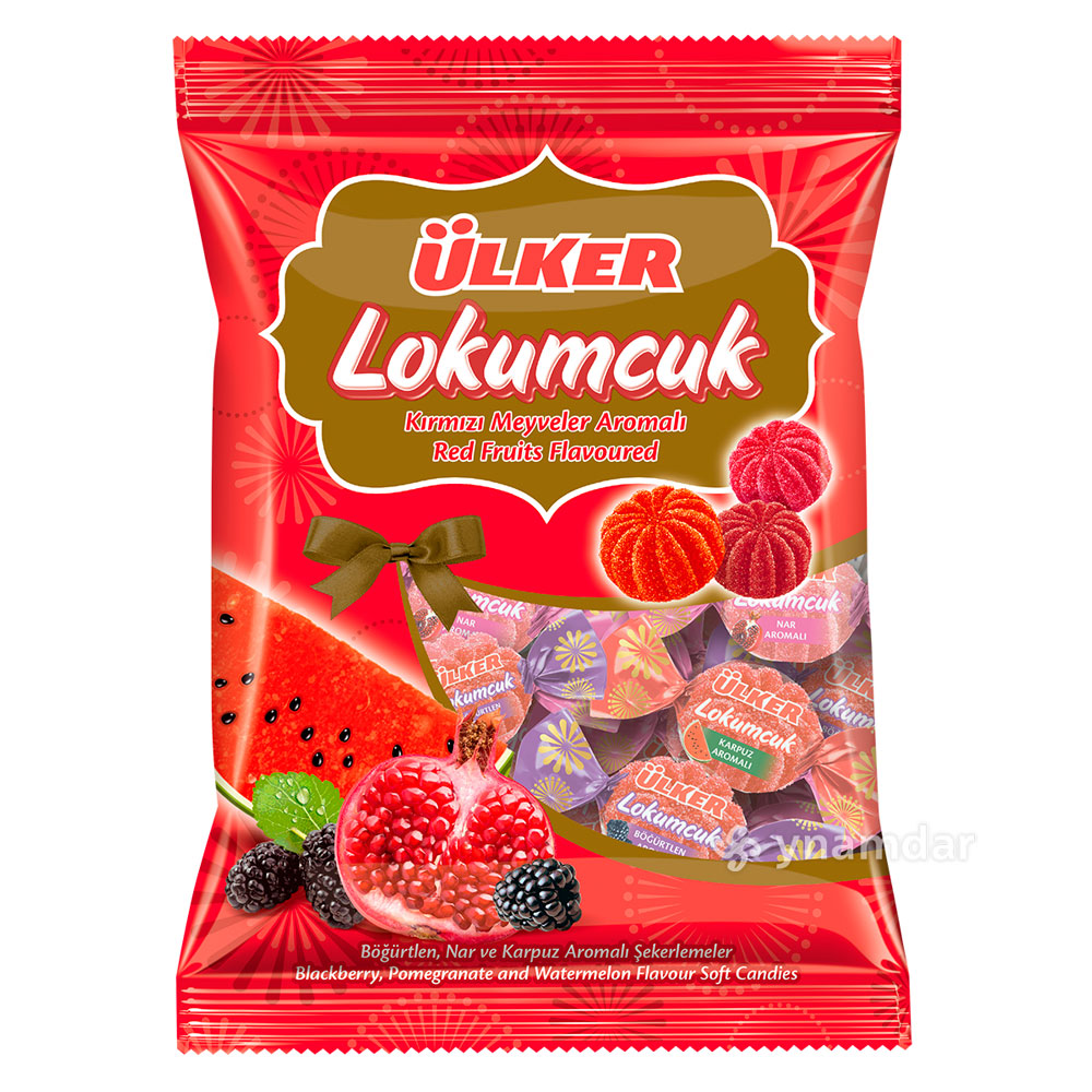 Ülker Lokumcuk Rot Meyveler süße Spezialität 225g Süßware Snack