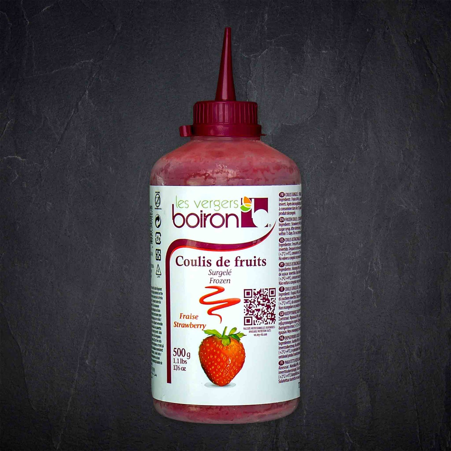 Basak mit Früchten Sauce mit Erdbeere 1 Stk Würzsauce