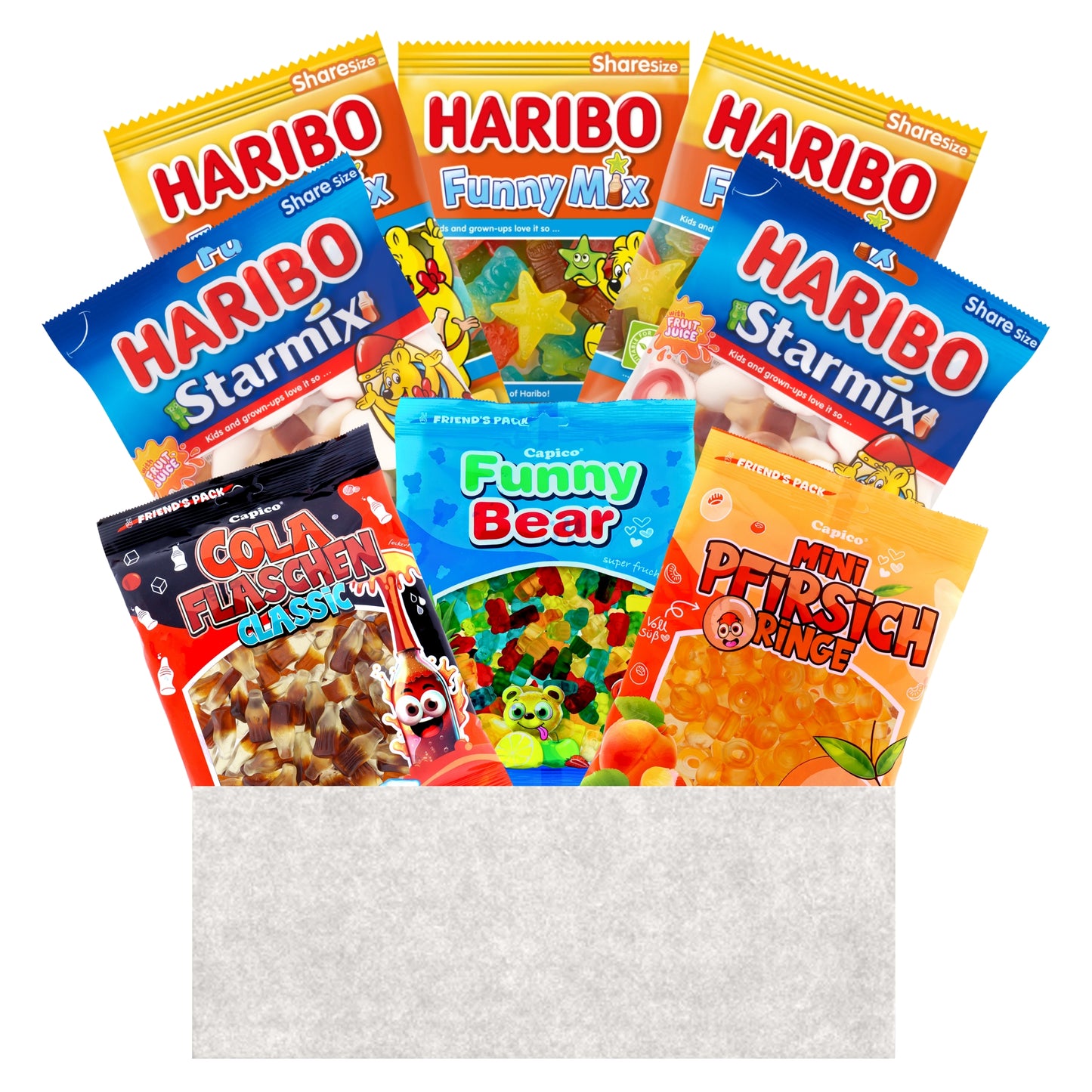 Haribo Funny Mix Fruchtgummi-Süßware 100g
