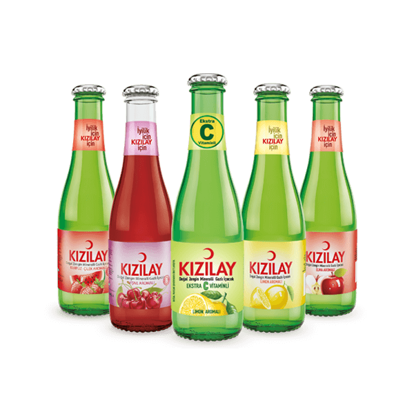Kizilay Karpuzlu mit Erdbeere Soda Erfrischungsgetränk 200ml