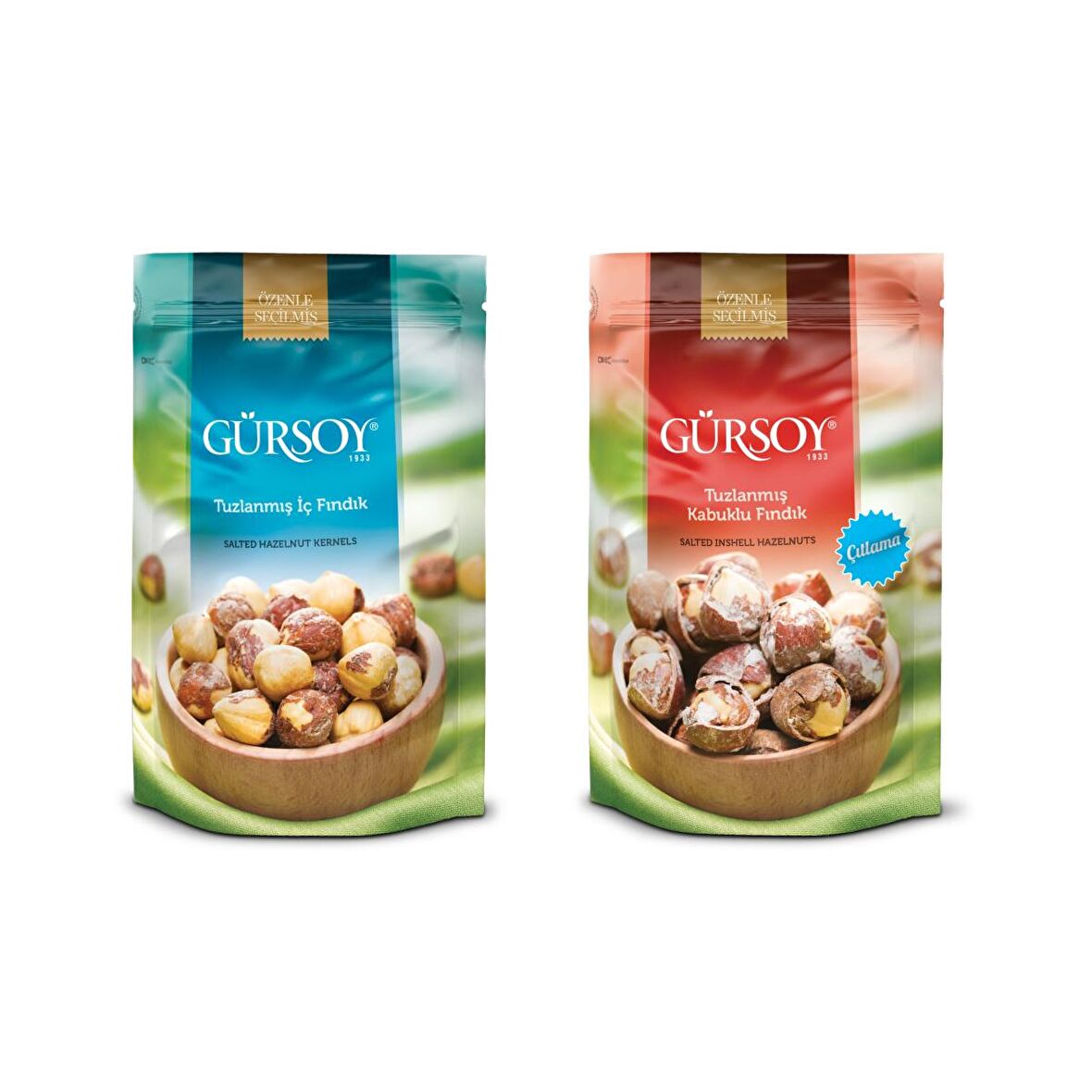 Gürsoy Tuzlanmis Kabuklu Haselnüsse 500g Trockenfrucht Snack