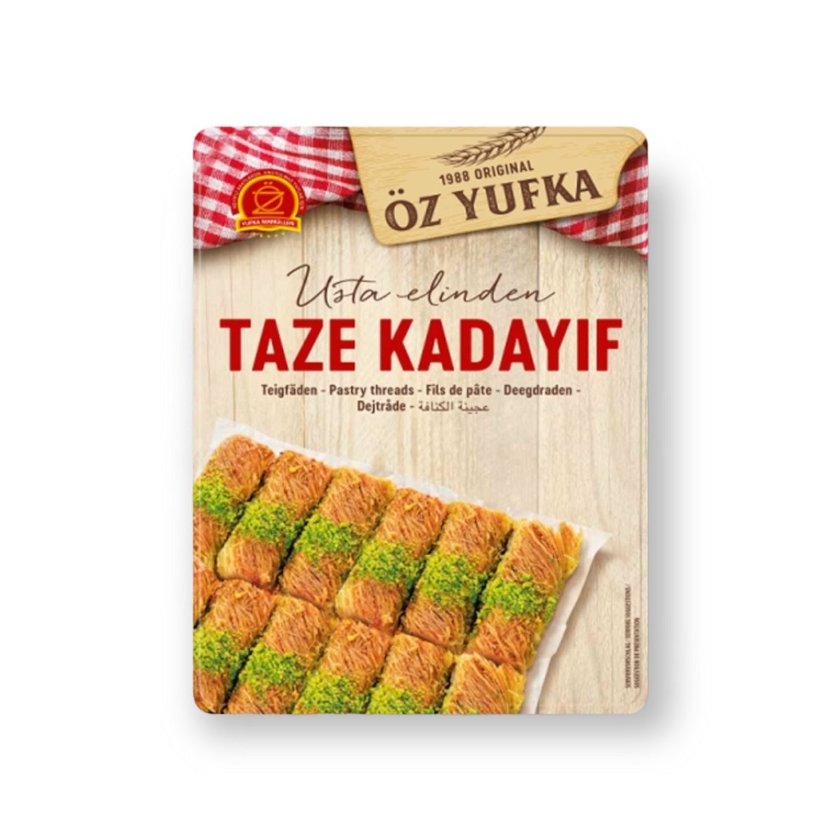 Öz Yil Kizartilmis Ince Tel Kadayif Teigfäden 400g Backware Snack