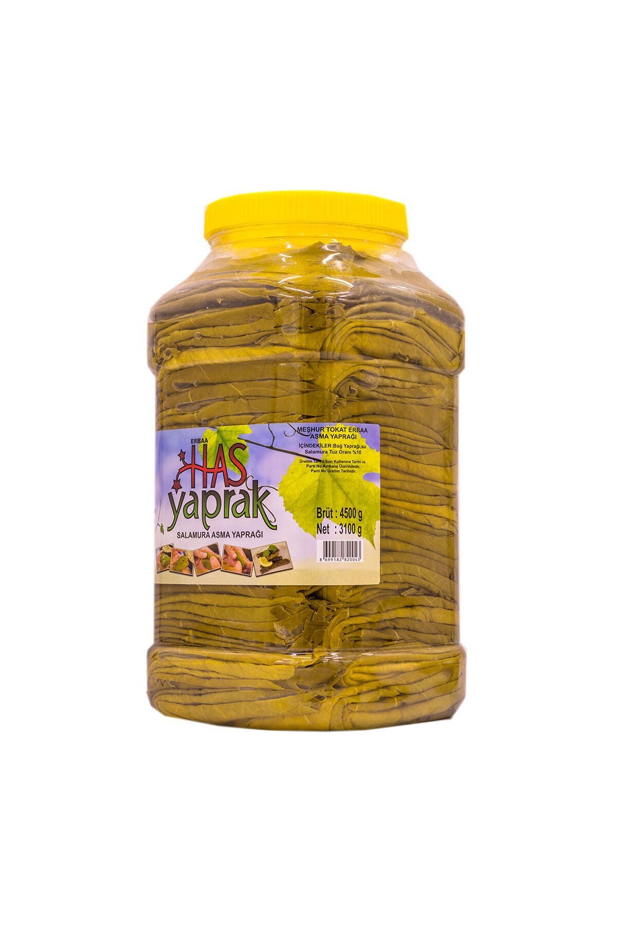 Erbaa Has Trauben Yapragi eingelegte Spezialität 400g Vorrat