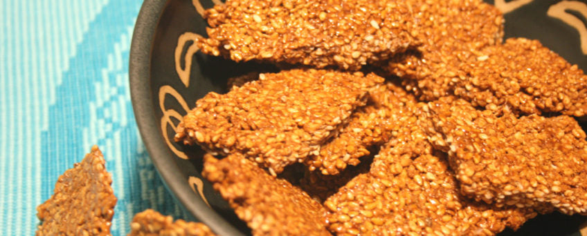 Beyoglu Sesam Krokant Riegel Süßware und Snack 120g