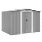 JUNG Vida Gartenschuppen Grau Metall 257 x 205 x 178 cm