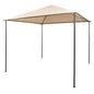 JUNG Vida Pavilion Partyzelt Überdachung 3x3 m Stahl Beige