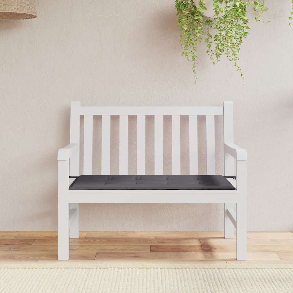 JUNG Vida Gartenbank-Auflage Anthrazit 100x50x4 cm Oxford-Gewebe