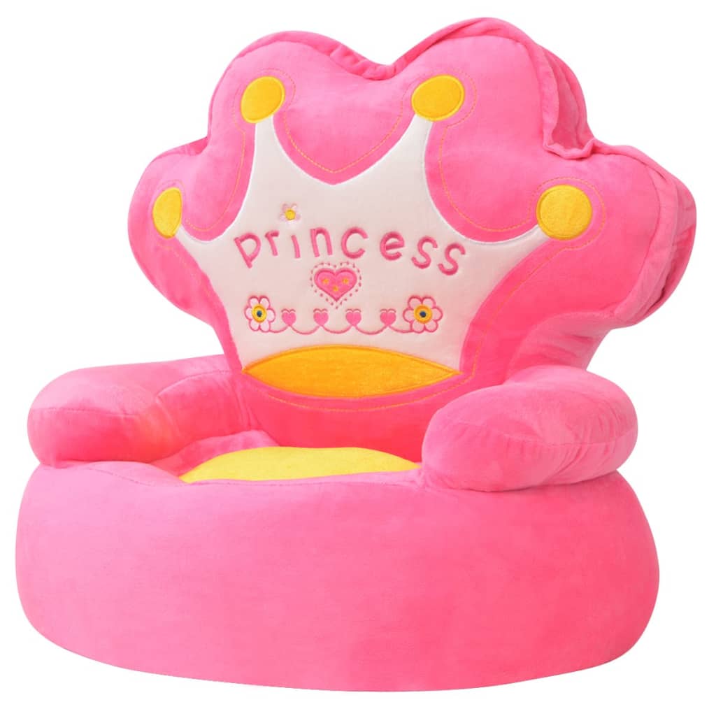 JUNG Vida Plüsch-Kindersessel Prinzessin Rosa