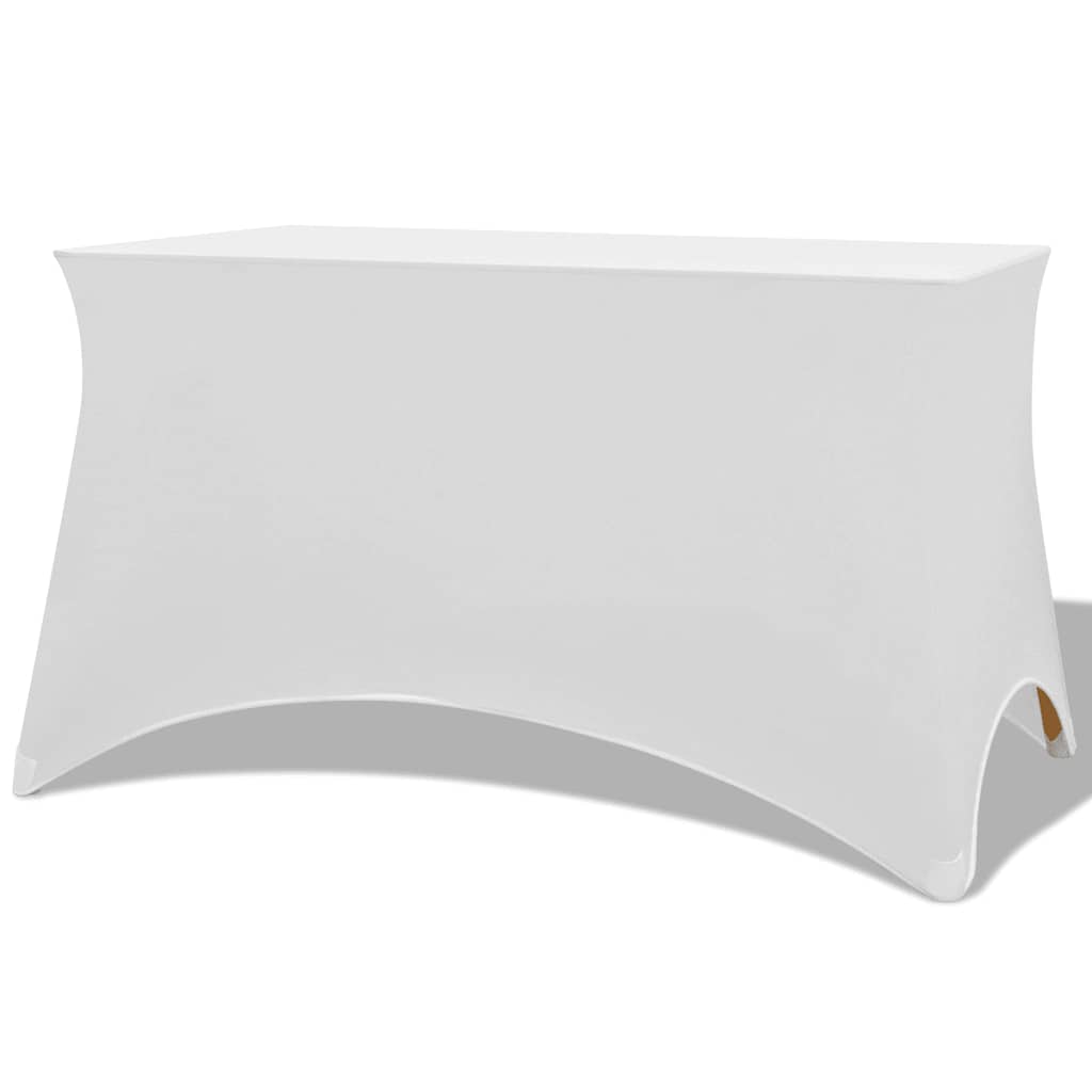 JUNG Vida Stretch-Tischhusse 2 Stk. 120 x 60,5 x 74 cm Weiß