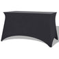 JUNG Vida Stretch-Tischhusse 2 Stk. 183 x 76 x 74 cm Anthrazit