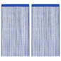 JUNG Vida Fadenvorhänge 2 Stk. 140 x 250 cm Blau