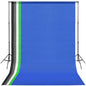 JUNG Vida Fotostudio-Set mit 5 farbigen Hintergründen und einstellbarer Aufhängung
