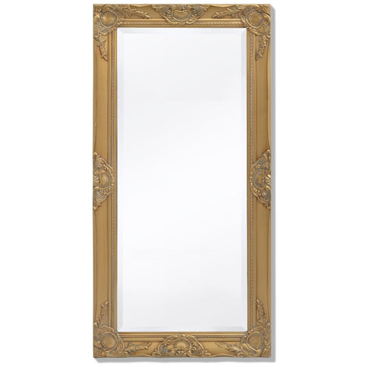 JUNG Vida Wandspiegel im Barock-Stil 100x50 cm Golden