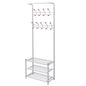 JUNG Vida Garderobe mit Schuhablage 68×32×182,5 cm Weiß