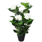 JUNG Vida Künstliche Hortensie mit Topf 60 cm Weiß
