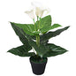 JUNG Vida Künstliche Calla-Lilie mit Topf 45 cm Weiß