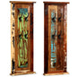 JUNG Vida Wandgarderobe 2 Stk. Altholz Massiv 38x100 cm