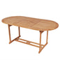 JUNG Vida Gartentish 180x90x75 cm Teak Massivholz