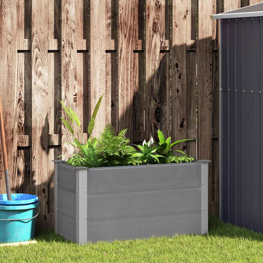 JUNG Vida Garten-Hochbeet WPC 100 x 50 x 54 cm Grau