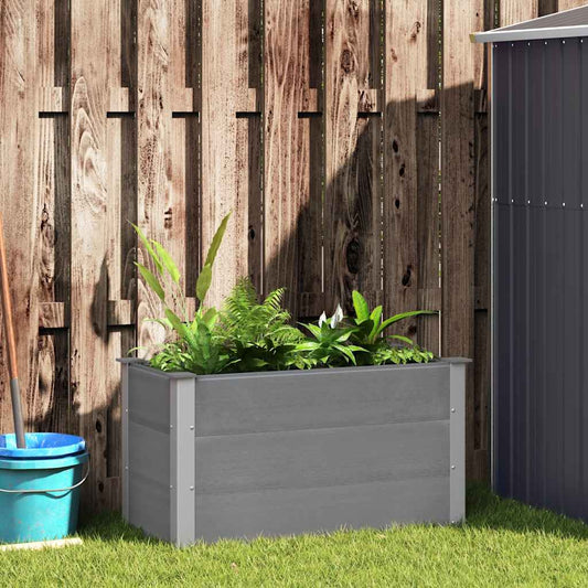 JUNG Vida Garten-Hochbeet WPC 100 x 50 x 54 cm Grau