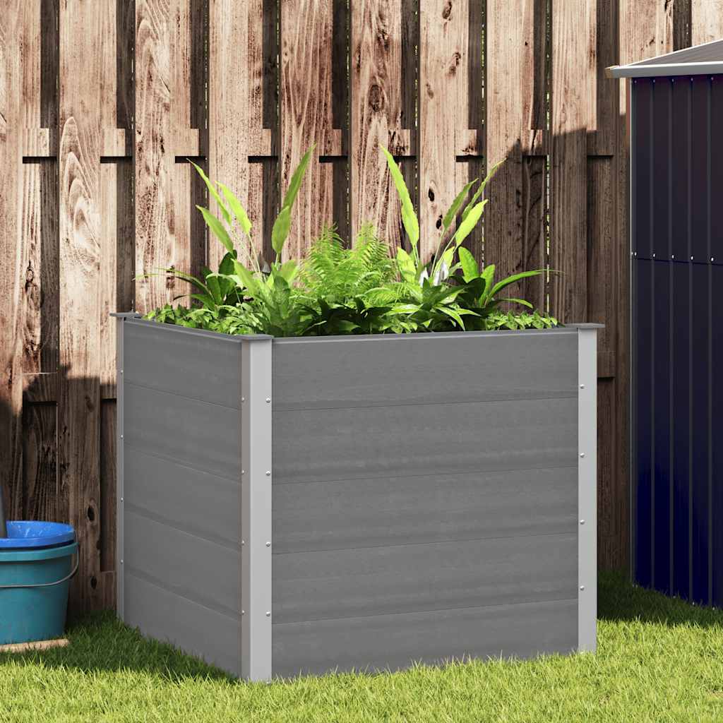 JUNG Vida Garten-Hochbeet WPC 100x100x91 cm Grau
