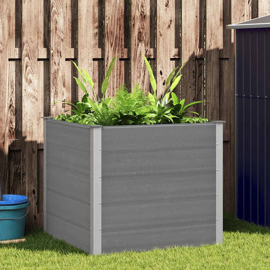JUNG Vida Garten-Hochbeet WPC 100x100x91 cm Grau