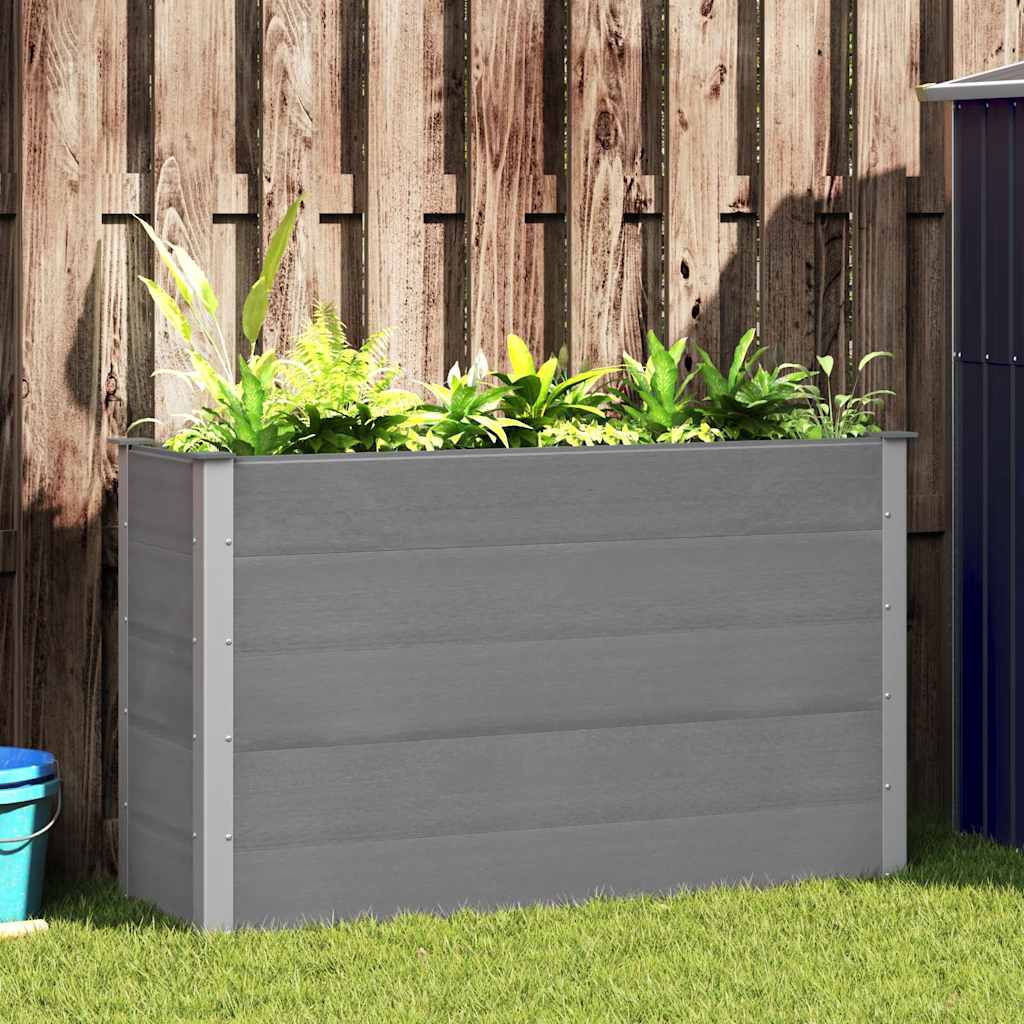 JUNG Vida Garten-Hochbeet WPC 150 x 50 x 91 cm Grau