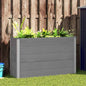 JUNG Vida Garten-Hochbeet WPC 150 x 50 x 91 cm Grau