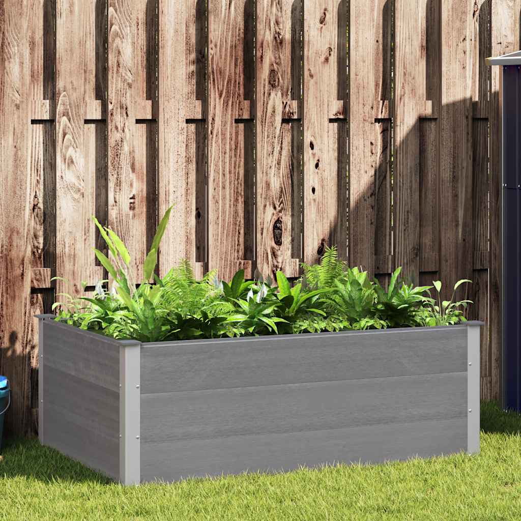 JUNG Vida Garten-Hochbeet WPC 150 x 100 x 54 cm Grau