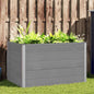 JUNG Vida Garten-Hochbeet WPC 150x100x91 cm Grau