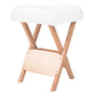 JUNG Vida Massage-Klapphocker 12 cm dicker Sitz Weiß
