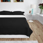 JUNG Vida Zweiseitige Tagesdecke Gesteppt 230 x 260 cm Schwarz und Weiß