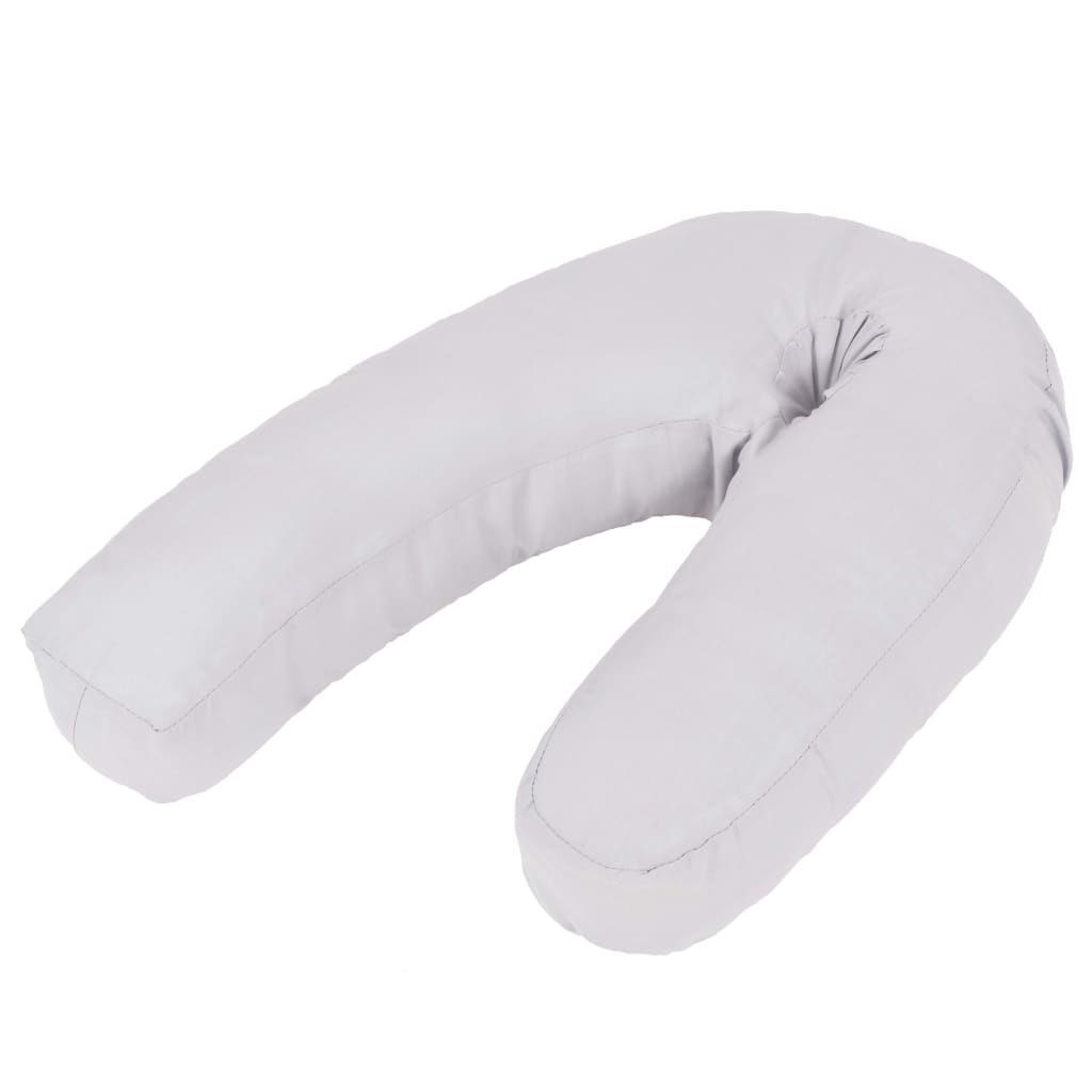JUNG Vida Schwangerschaftskissen J-förmig 54x(36-43) cm Grau