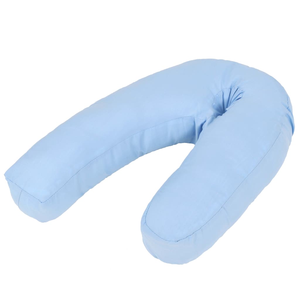 JUNG Vida Schwangerschaftskissen J-förmig 54x(36-43) cm Blau