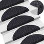 JUNG Vida Stufenmatten Selbstklebend 15 Stk. 56x17x3 cm Schwarz Halbrund