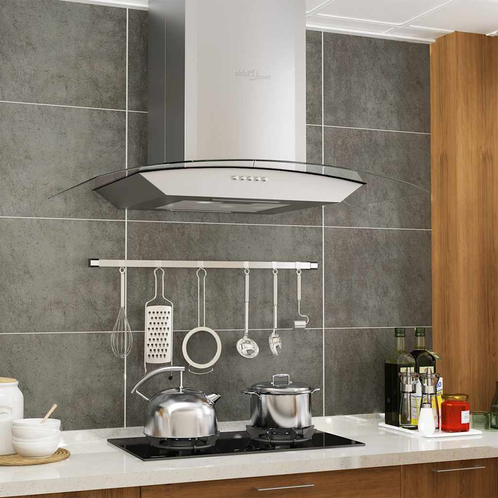 JUNG Vida Wandmontierte Dunstabzugshaube 60 cm Edelstahl 756 m³/h LED
